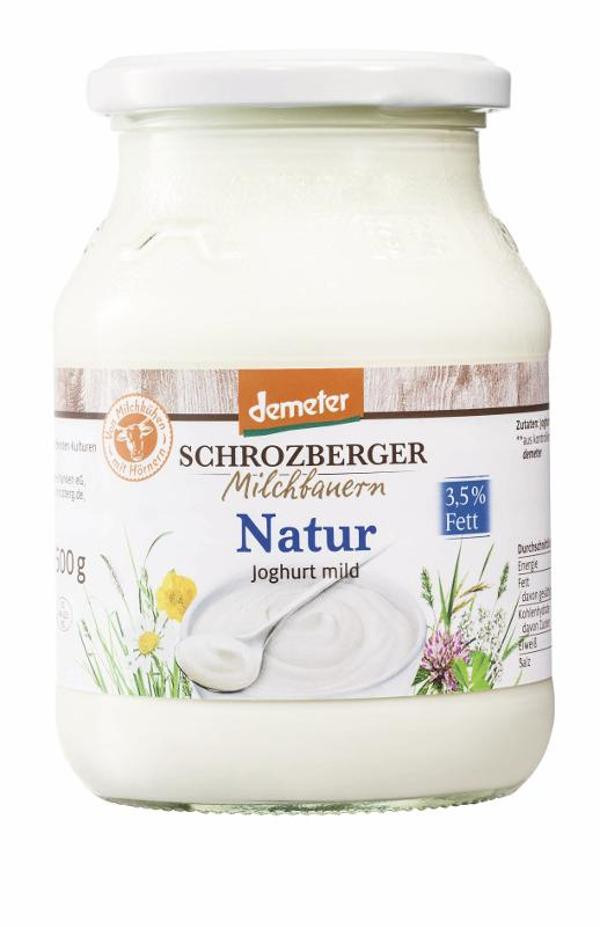 Produktfoto zu Demeter Vollmilchjoghurt 3,5% Fett 500g Glas