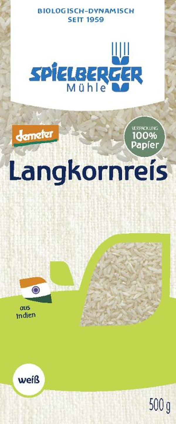 Produktfoto zu Demeter Langkorn Reis weiß 500g