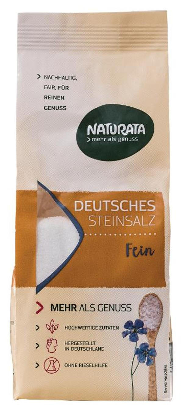 Produktfoto zu Deutsches Steinsalz fein 500g