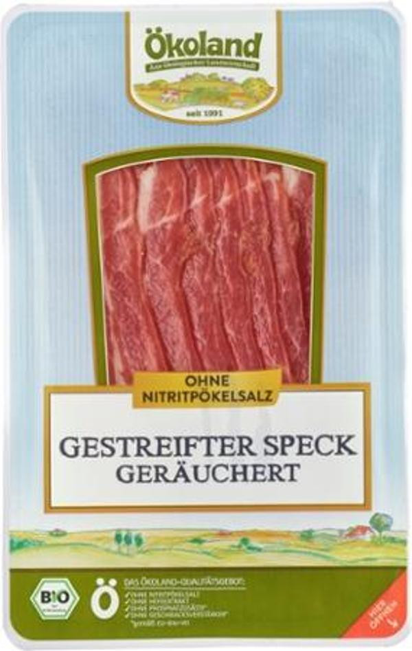 Produktfoto zu Gestreifter Speck 100g