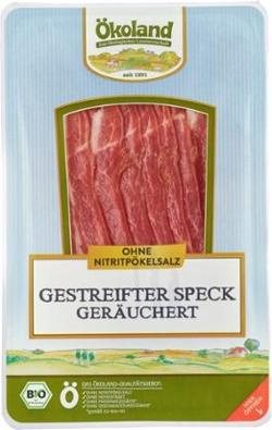 Produktfoto zu Gestreifter Speck 100g